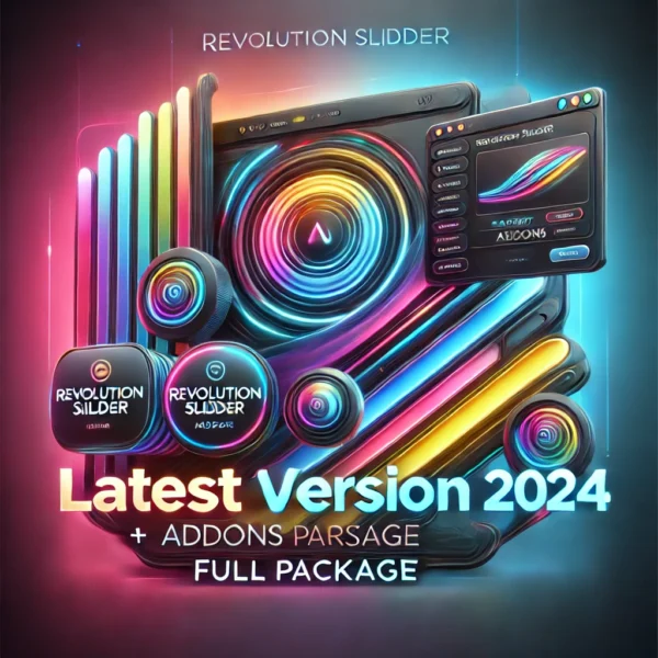Revolution slider + Addons Full Package Latest Version 2024